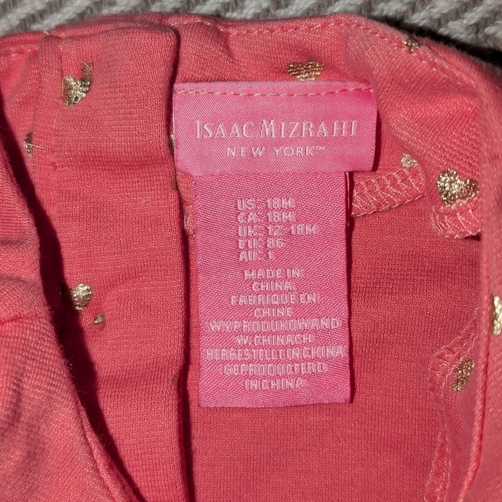 🎀$5 Adorable Pink Heart Patterned Kids Dress New With Out Tags - Picture 3 of 4